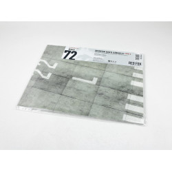 Red Fox Db-72004 1/72 3d Diorama Base Modern Nato Airfield Type 4 300x230mm