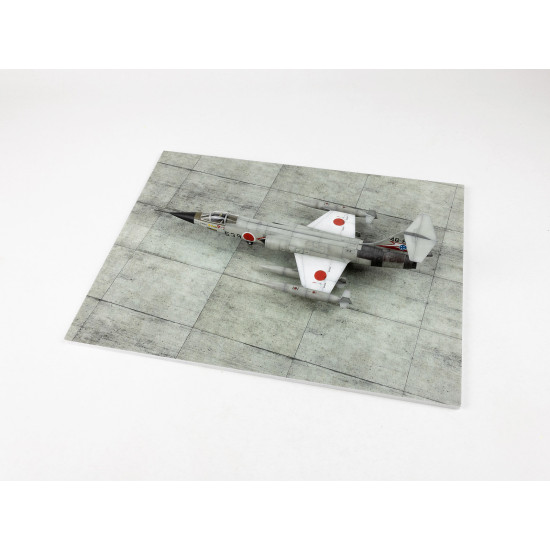 Red Fox Db-72008 1/72 3d Diorama Base Concrete Base Rectangular Type 2 300x230mm