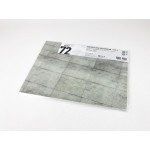 Red Fox Db-72008 1/72 3d Diorama Base Concrete Base Rectangular Type 2 300x230mm