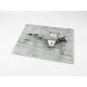 Red Fox Db-72010 1/72 3d Diorama Base Concrete Base Square Type 2 300x230mm