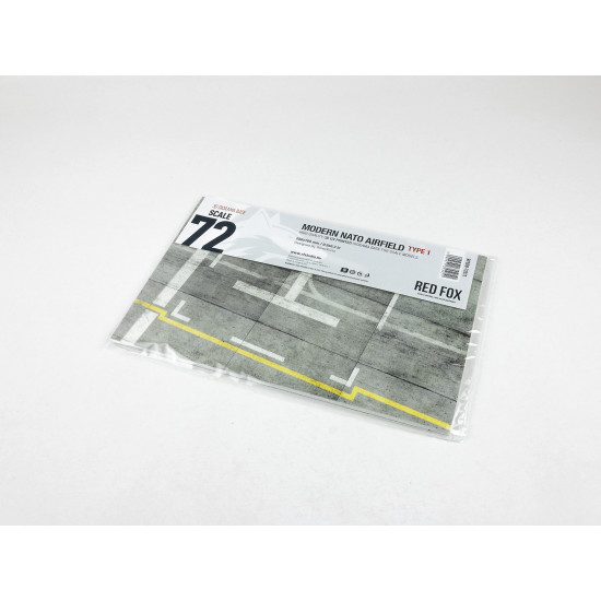 Red Fox Db-72013 1/72 3d Diorama Base Modern Nato Airfield Type 1 250x160mm