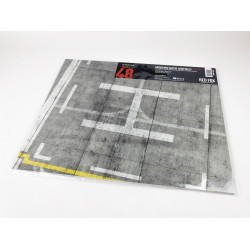 Red Fox Db-48010 1/48 3d Diorama Base Modern Nato Airfield Type 8 380x320mm