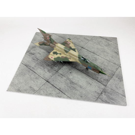 Red Fox Db-48014 1/48 3d Diorama Base Concrete Base Rectangular Type 4 380x320mm Red Fox Db-48014 1/48 3d Diorama Base Concrete Base Rectangular Type 4 380x320mm
