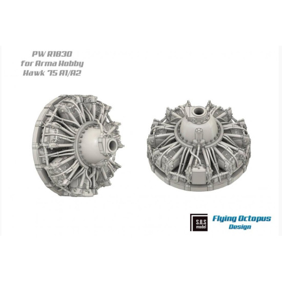 Sbs 72092 1/72 Back Curtiss H-75 A1/A2 Hawk Engine Set For Arma Hobby Kit Sbs 72092 1/72 Back Curtiss H-75 A1/A2 Hawk Engine Set For Arma Hobby Kit