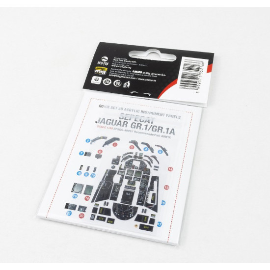 Red Fox Qs48067 1/48 Sepecat Jaguar Gr 1/Gr 1a Accessories Kit Red Fox Qs48067 1/48 Sepecat Jaguar Gr 1/Gr 1a Accessories Kit