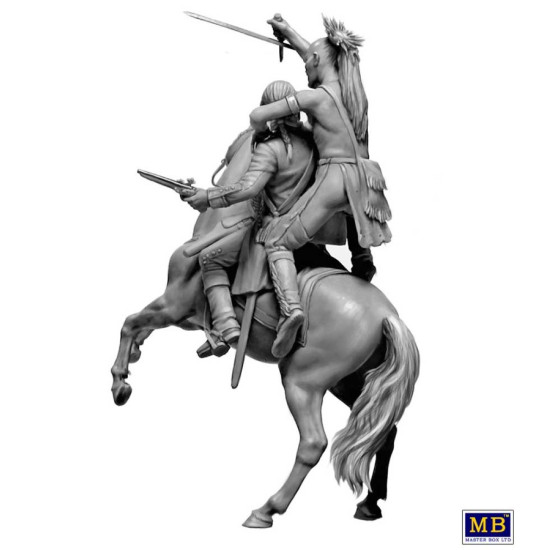Master Box 35248 1/35 Indian Wars Series Ambush Attack Plastic Model Kit Master Box 35248 1/35 Indian Wars Series Ambush Attack Plastic Model Kit