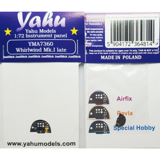 Yahu Model Yma7360 1/72 Whirlwind For Special Hobby/Airfix/Pavla Accessories For Aircraft Yahu Model Yma7360 1/72 Whirlwind For Special Hobby/Airfix/Pavla Accessories For Aircraft