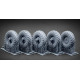 Scalex Wm-35005 1/35 Gaz-66 Ordinary Wheel Set For Trumpeter