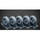 Scalex Wm-35013 1/35 Brdm 2 Ordinary Wheel Set For Trumpeter