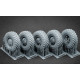 Scalex Wm-35016s 1/35 Gaz Tiger V2 With Shield Sagged Wheel Set For Meng