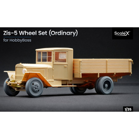 Scalex Ww-35002 1/35 Zis-5 Ordinary Wheel Set For Hobbyboss Scalex Ww-35002 1/35 Zis-5 Ordinary Wheel Set For Hobbyboss