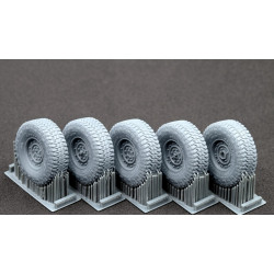 Scalex Wm-35002s 1/35 Hmmwv Mt/R 12-bolt Sagged Wheel Set For Icm