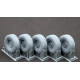 Scalex Wm-35002s 1/35 Hmmwv Mt/R 12-bolt Sagged Wheel Set For Icm