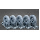 Scalex Wm-35020 1/35 L Rover 88 6 5 Smallordinary Wheel Set For Ak-interactive