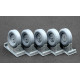 Scalex Wm-35019 1/35 Cargo Truck T2 Ordinary Wheel Set For Ak-interactive