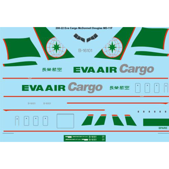 26decals 200-22 1/200 Eva Md-11f Laser Decal