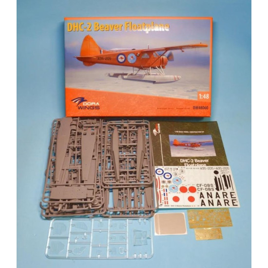 Dora Wings 48060 1/48 Dhc-2 Beaver Floatplane Plastic Model Kit Dora Wings 48060 1/48 Dhc-2 Beaver Floatplane Plastic Model Kit