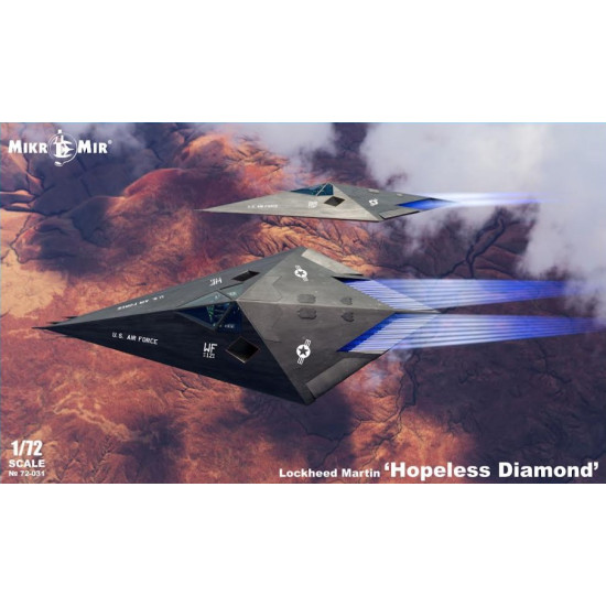 Mikro Mir 72-031 1/72 Lockheed Martin Hopeless Diamond Plastic Model Kit Mikro Mir 72-031 1/72 Lockheed Martin Hopeless Diamond Plastic Model Kit