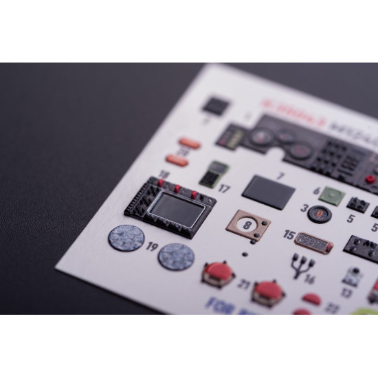 Kelik K35043 1/35 M1240a M-atv - Interior 3d Decals For Rfm Kit Kelik K35043 1/35 M1240a M-atv - Interior 3d Decals For Rfm Kit