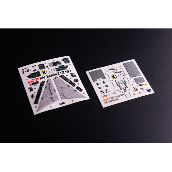 Kelik K32038 1/32 Gr Mk7 Harrier - Interior 3d Decals For Trumpeter Kit Kelik K32038 1/32 Gr Mk7 Harrier - Interior 3d Decals For Trumpeter Kit