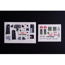 Kelik K48134 1/48 F-101b Voodoo - Interior 3d Decals For Zimi Model/Kittyhawk Kit