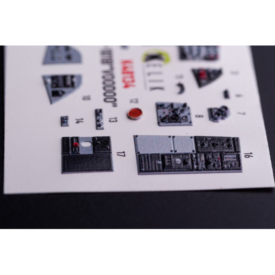 Kelik K48134 1/48 F-101b Voodoo - Interior 3d Decals For Zimi Model/Kittyhawk Kit Kelik K48134 1/48 F-101b Voodoo - Interior 3d Decals For Zimi Model/Kittyhawk Kit