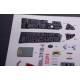 Kelik K48135 1/48 F-101a/C Voodoo - Interior 3d Decals For Zimi Model/Kittyhawk Kit