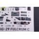 Kelik K48136 1/48 Mig-29c 9-13 Fulcrum Interior 3d Decals For Gwh Kelik K48136 1/48 Mig-29c 9-13 Fulcrum Interior 3d Decals For Gwh