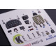 Kelik K72207 1/72 Mig-3 - Interior 3d Decals For Armory Kit Kelik K72207 1/72 Mig-3 - Interior 3d Decals For Armory Kit