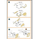 Clear Prop Cpa48104 1/48 Jaguar Single Seat Painting Mask On Yellow Kabuki Paper For Airfix Kit
