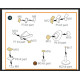 Clear Prop Cpa48104 1/48 Jaguar Single Seat Painting Mask On Yellow Kabuki Paper For Airfix Kit