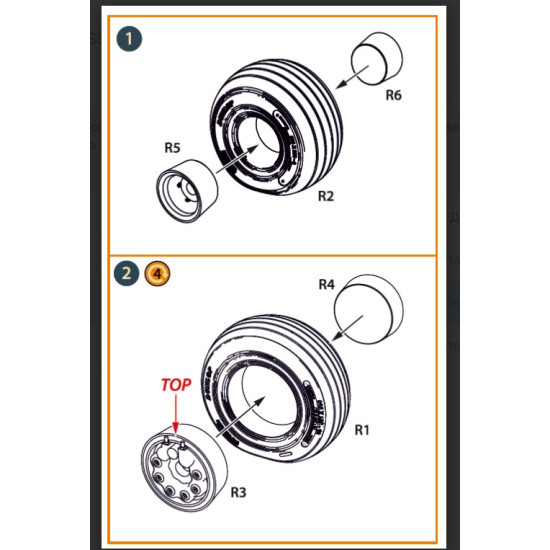 Clear Prop Cpa48106 1/48 Jaguar Wheels Set Weighted For Airfix Kit Clear Prop Cpa48106 1/48 Jaguar Wheels Set Weighted For Airfix Kit
