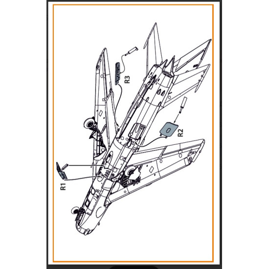 Clear Prop Cpa72187 1/72 Mig-19 Air Brakes For Cp Kits Clear Prop Cpa72187 1/72 Mig-19 Air Brakes For Cp Kits