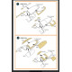 Clear Prop Cpa72195 1/72 Meteor F8/Fr9 Double-sided Painting Mask On Yellow Kabuki Paper For Airfix Kit Clear Prop Cpa72195 1/72 Meteor F8/Fr9 Double-sided Painting Mask On Yellow Kabuki Paper For Airfix Kit