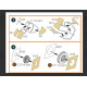 Clear Prop Cpa72197 1/72 A-6a/E/E Tram Intruder Double-sided Painting Mask On Yellow Kabuki Paper For Trumpeter Kit
