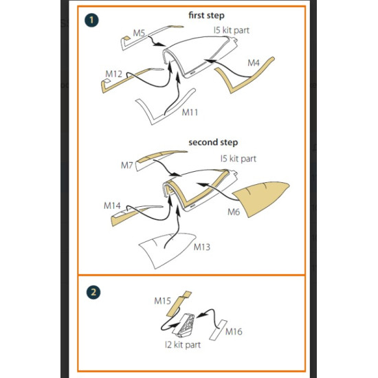 Clear Prop Cpa72200 1/72 A-10 A/C Double-sided Painting Mask On Yellow Kabuki Paper For Gwh Kit