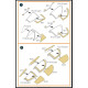 Clear Prop Cpa72201 1/72 Mirage 2000b/N Double-sided Painting Mask On Yellow Kabuki Paper For Modelsvit Kit