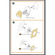 Clear Prop Cpa72201 1/72 Mirage 2000b/N Double-sided Painting Mask On Yellow Kabuki Paper For Modelsvit Kit