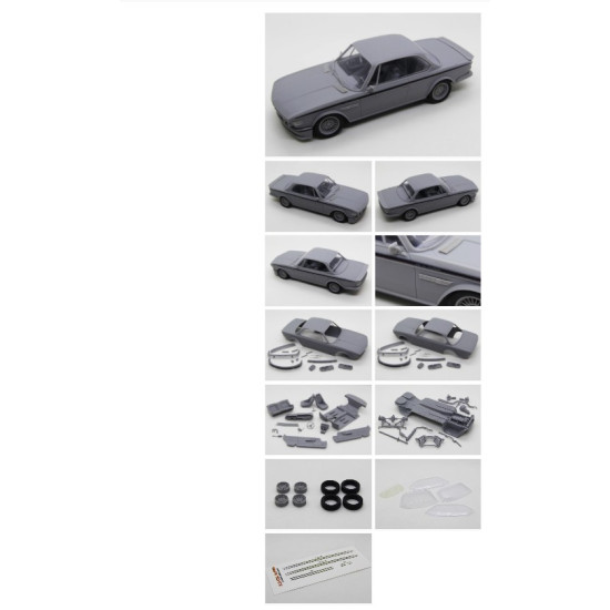 Diolex Dp24167 1/24 3d Print Resin Kit Alpina B2 Bmw E9 With Regular Decals Diolex Dp24167 1/24 3d Print Resin Kit Alpina B2 Bmw E9 With Regular Decals