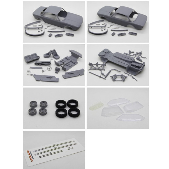 Diolex Dp24167 1/24 3d Print Resin Kit Alpina B2 Bmw E9 With Regular Decals Diolex Dp24167 1/24 3d Print Resin Kit Alpina B2 Bmw E9 With Regular Decals