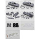 Diolex Dp24168 1/24 3d Print Resin Kit Alpina B2 Bmw E9 With Regular Decals Diolex Dp24168 1/24 3d Print Resin Kit Alpina B2 Bmw E9 With Regular Decals