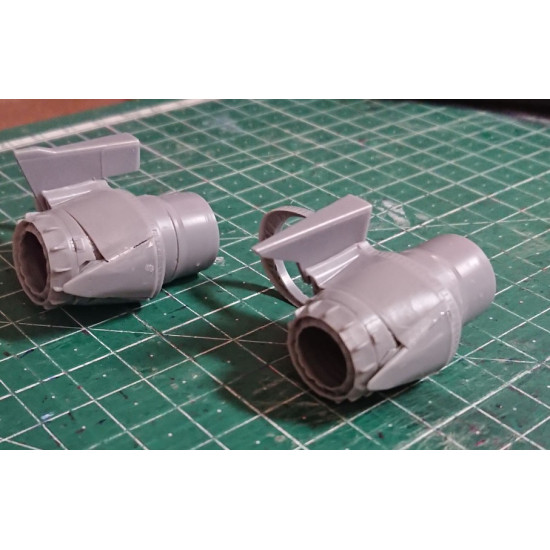 Katran 4862 1/48 Panavia Tornado Ids/Gr1 Early Exhaust Nozzles Rb 199-4r Mk101 Closed For Revell/Eduard Katran 4862 1/48 Panavia Tornado Ids/Gr1 Early Exhaust Nozzles Rb 199-4r Mk101 Closed For Revell/Eduard