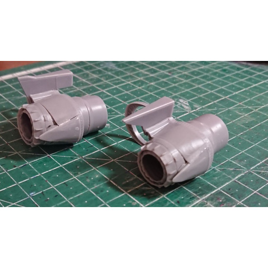 Katran 4865 1/48 Panavia Tornado Ids/Gr1/Gr1a/Adv F2 Exhaust Nozzles Rb 199-4r Mk103 Closed For Revell/Eduard Katran 4865 1/48 Panavia Tornado Ids/Gr1/Gr1a/Adv F2 Exhaust Nozzles Rb 199-4r Mk103 Closed For Revell/Eduard