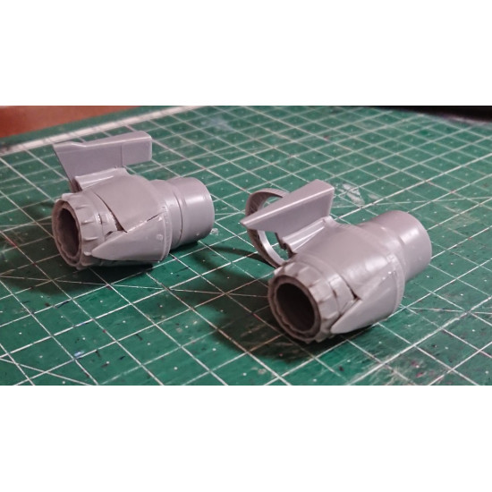 Katran 4867 1/48 Panavia Tornado Ids/Gr1/Gr1a/Adv F2 Exhaust Nozzles Rb 199-4r Mk103 Varied For Revell/Eduard /For Dioramas/ Katran 4867 1/48 Panavia Tornado Ids/Gr1/Gr1a/Adv F2 Exhaust Nozzles Rb 199-4r Mk103 Varied For Revell/Eduard /For Dioramas/