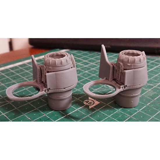 Katran 4867 1/48 Panavia Tornado Ids/Gr1/Gr1a/Adv F2 Exhaust Nozzles Rb 199-4r Mk103 Varied For Revell/Eduard /For Dioramas/ Katran 4867 1/48 Panavia Tornado Ids/Gr1/Gr1a/Adv F2 Exhaust Nozzles Rb 199-4r Mk103 Varied For Revell/Eduard /For Dioramas/
