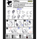 Katran 4867 1/48 Panavia Tornado Ids/Gr1/Gr1a/Adv F2 Exhaust Nozzles Rb 199-4r Mk103 Varied For Revell/Eduard /For Dioramas/ Katran 4867 1/48 Panavia Tornado Ids/Gr1/Gr1a/Adv F2 Exhaust Nozzles Rb 199-4r Mk103 Varied For Revell/Eduard /For Dioramas/