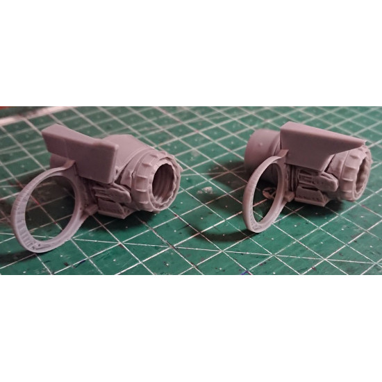 Katran 4868 1/48 Panavia Tornado Gr4/Gr4a Exhaust Nozzles Rb 199-4r Mk103 Closed For Revell/Eduard Katran 4868 1/48 Panavia Tornado Gr4/Gr4a Exhaust Nozzles Rb 199-4r Mk103 Closed For Revell/Eduard