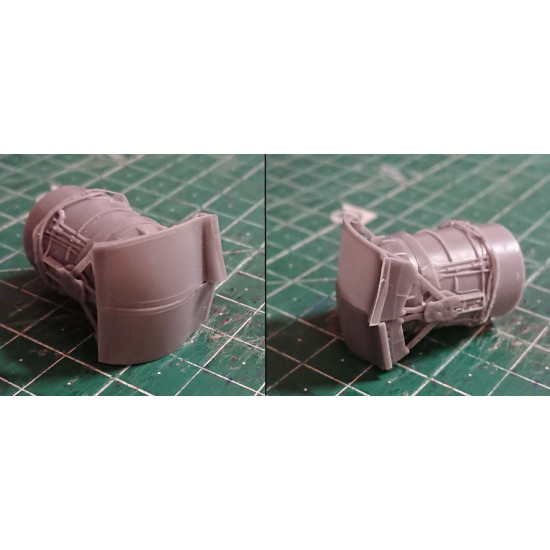 Katran 4870 1/48 Panavia Tornado Gr4/Gr4a Exhaust Nozzles Rb 199-4r Mk103 Varied For Revell/Eduard /For Dioramas/ Katran 4870 1/48 Panavia Tornado Gr4/Gr4a Exhaust Nozzles Rb 199-4r Mk103 Varied For Revell/Eduard /For Dioramas/