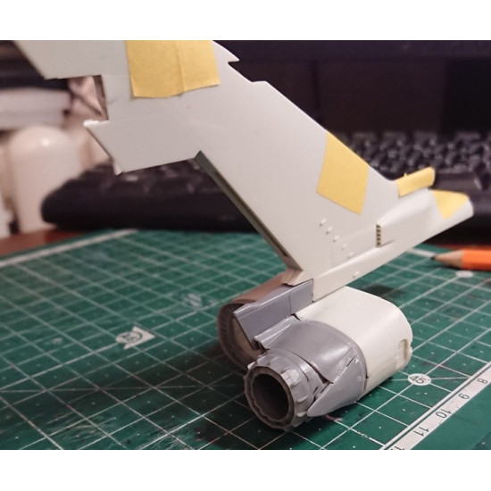 Katran 4871 1/48 Panavia Tornado Adv F3 Exhaust Nozzles Rb 199-4r Mk104 Closed For Revell/Eduard Katran 4871 1/48 Panavia Tornado Adv F3 Exhaust Nozzles Rb 199-4r Mk104 Closed For Revell/Eduard