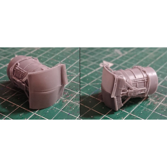 Katran 4872 1/48 Panavia Tornado Adv F3 Exhaust Nozzles Rb 199-4r Mk104 Opened For Revell/Eduard Katran 4872 1/48 Panavia Tornado Adv F3 Exhaust Nozzles Rb 199-4r Mk104 Opened For Revell/Eduard
